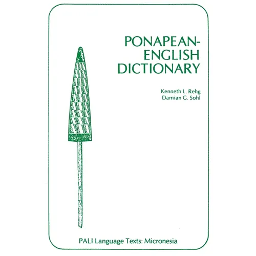 Ponapean-English Dictionary - Paperback