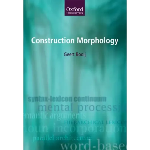 Construction Morphology - Paperback