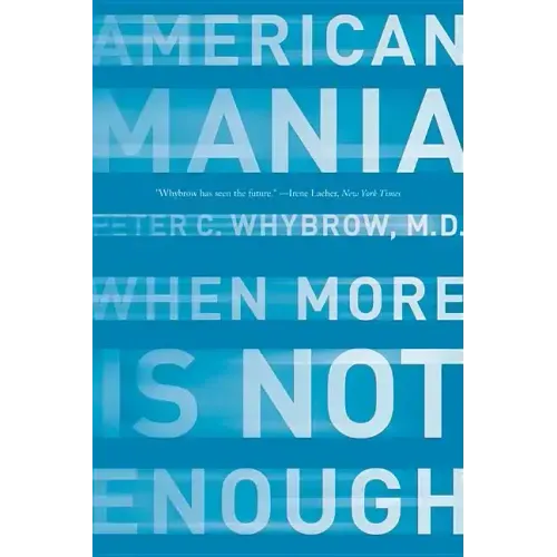 American Mania: When More Is Not Enough - Paperback