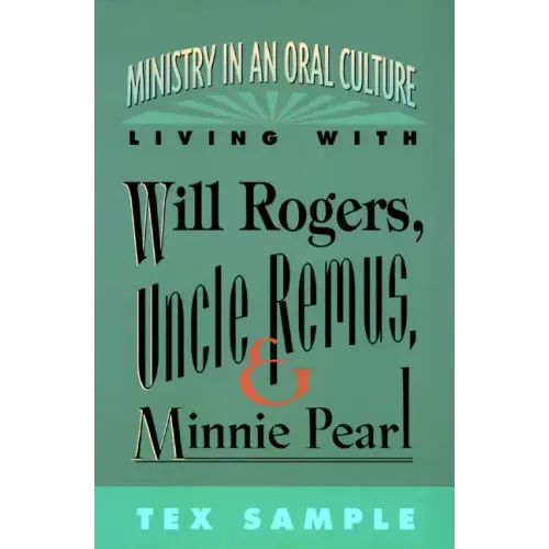 Ministry in an oral culture - Paperback