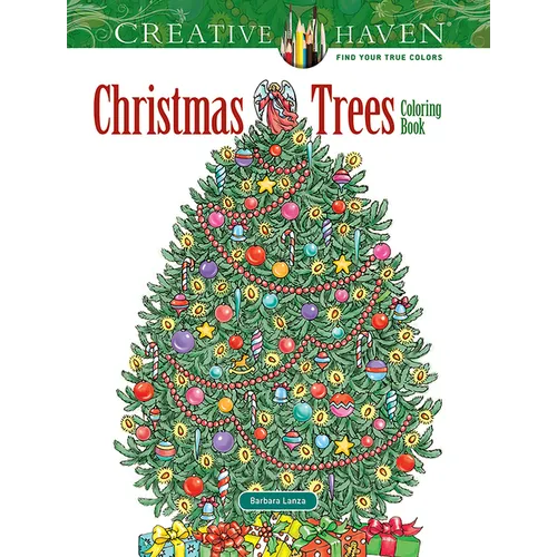 Creative Haven Christmas Trees Coloring Book - Paperback