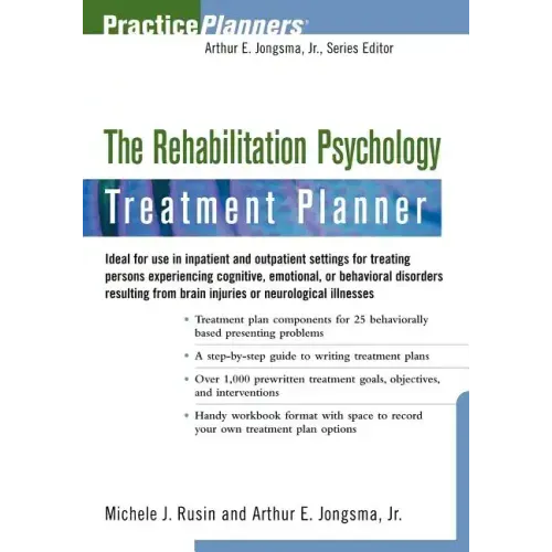 The Rehabilitation Psychology Treatment Planner - Paperback