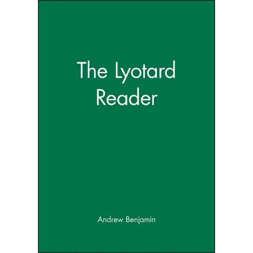 Lyotard Reader - Paperback