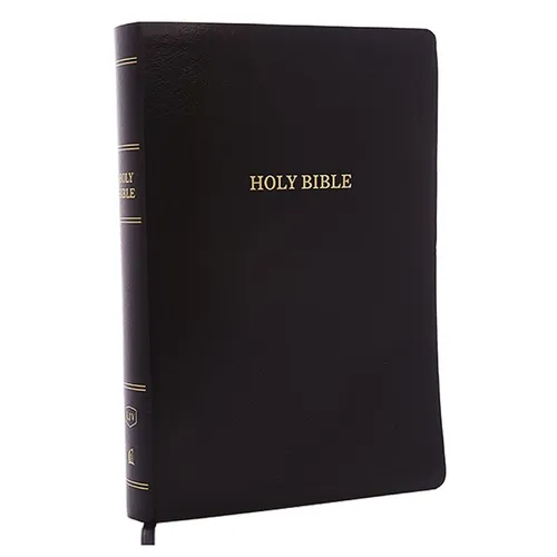 KJV, Reference Bible, Super Giant Print, Leather-Look, Black, Indexed, Red Letter Edition - Imitation Leather
