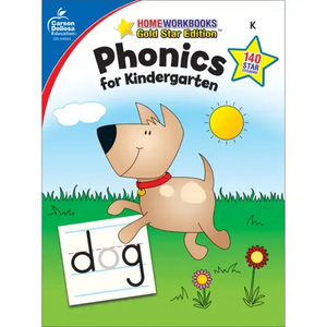 Phonics for Kindergarten, Grade K: Gold Star Edition Volume 12 - Paperback
