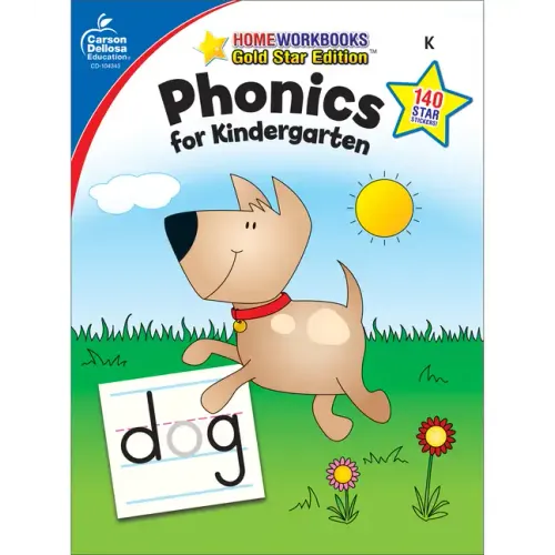 Phonics for Kindergarten, Grade K: Gold Star Edition Volume 12 - Paperback