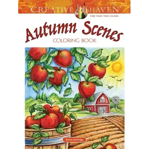 Creative Haven Autumn Scenes Coloring Book - Paperback