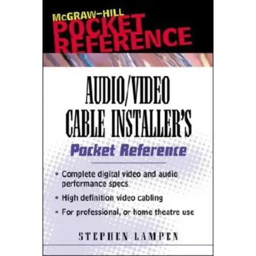 Audio/Video Cabling Guide Pocket Reference - Paperback
