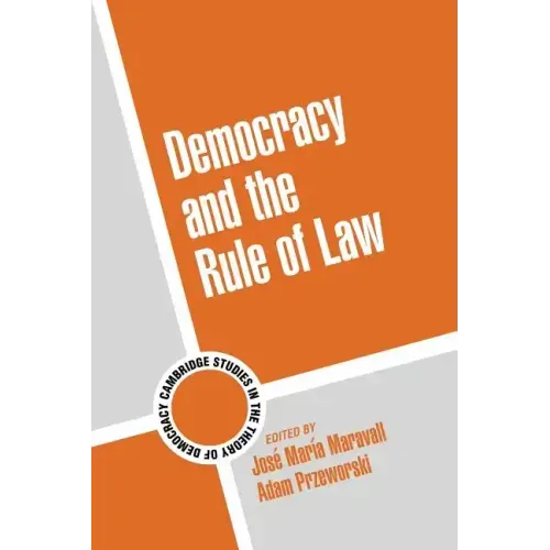 Democracy and the Rule of Law - Paperback