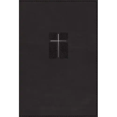 Niv, Quest Study Bible, Leathersoft, Black, Indexed, Comfort Print: The Only Q and A Study Bible - Imitation Leather