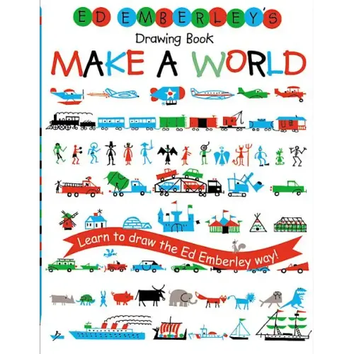 Ed Emberley's Drawing Book: Make a World - Paperback