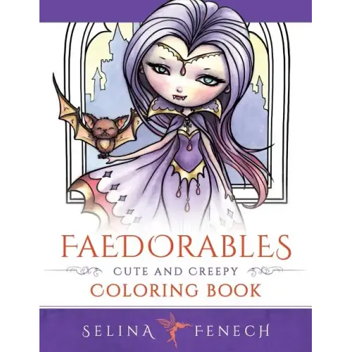 Faedorables: Cute and Creepy Coloring Book - Paperback