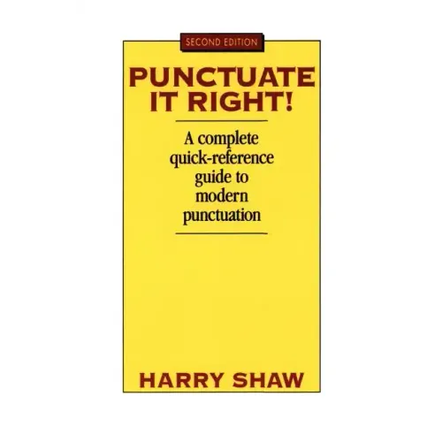 Punctuate It Right - Paperback