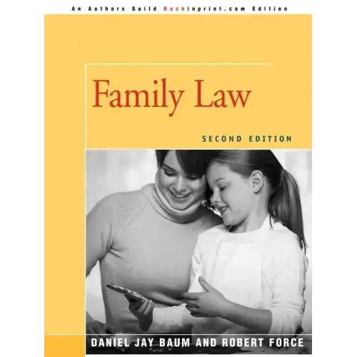 Family Law: Second Edition - Paperback