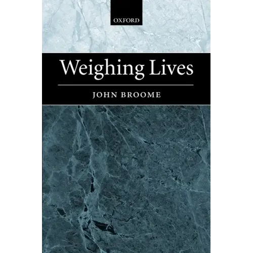 Weighing Lives - Paperback