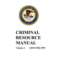 Criminal Resource Manual: 1500-1999
