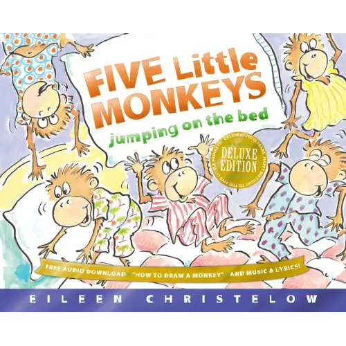 Five Little Monkeys Jumping on the Bed Deluxe Edition - Hardcover