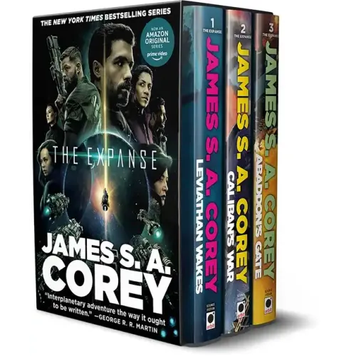 The Expanse Hardcover Boxed Set: Leviathan Wakes, Caliban's War, Abaddon's Gate: Now a Prime Original Series - Hardcover