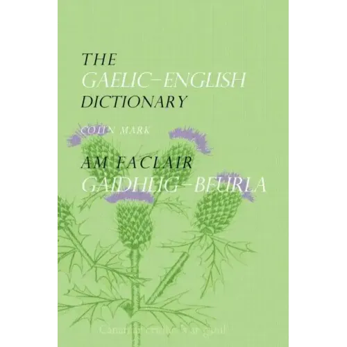 The Gaelic-English Dictionary - Paperback