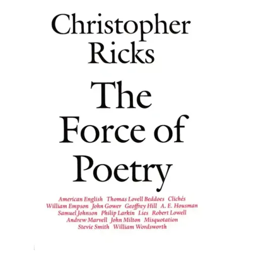 The Force of Poetry - Paperback