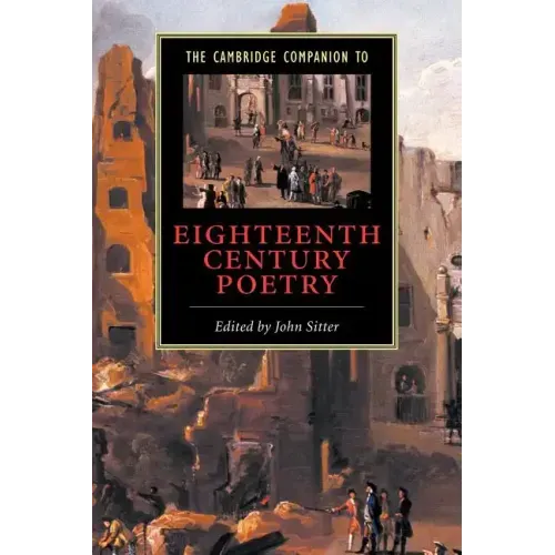 The Cambridge Companion to Eighteenth-Century Poetry - Paperback