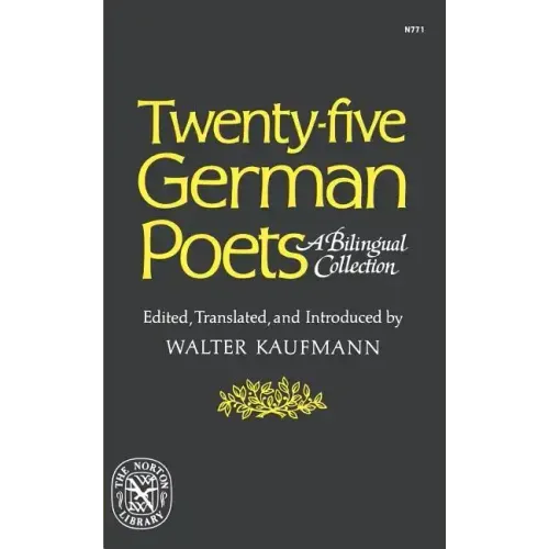 Twenty-Five German Poets: A Bilingual Collection - Paperback