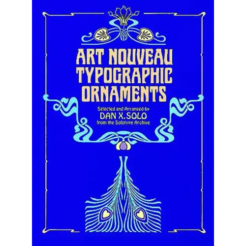 Art Nouveau Typographic Ornaments - Paperback