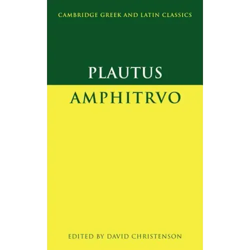 Plautus: Amphitruo - Paperback