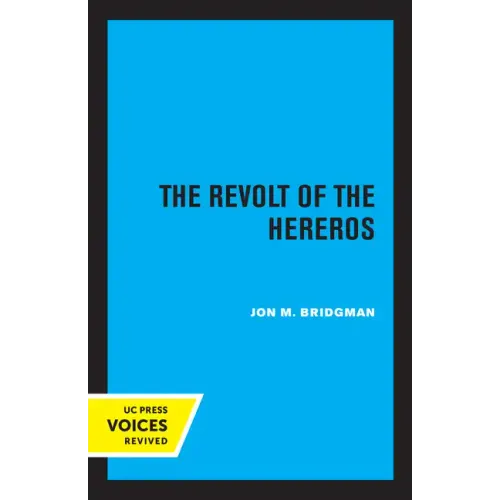 The Revolt of the Hereros - Paperback