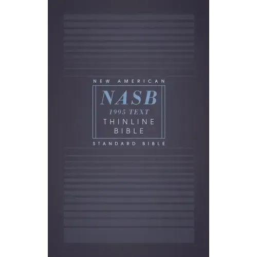 Nasb, Thinline Bible, Paperback, Red Letter Edition, 1995 Text, Comfort Print - Paperback
