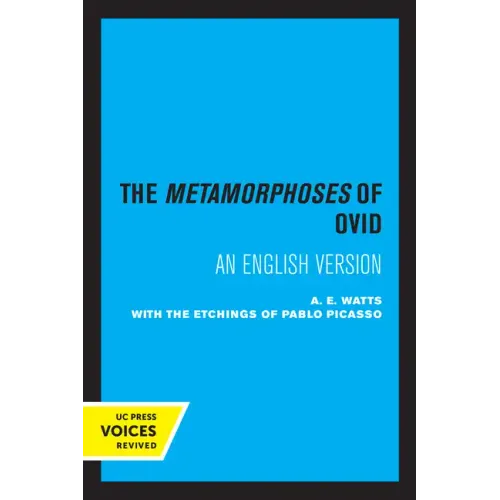 The Metamorphoses of Ovid: With the Etchings of Pablo Picasso - Paperback
