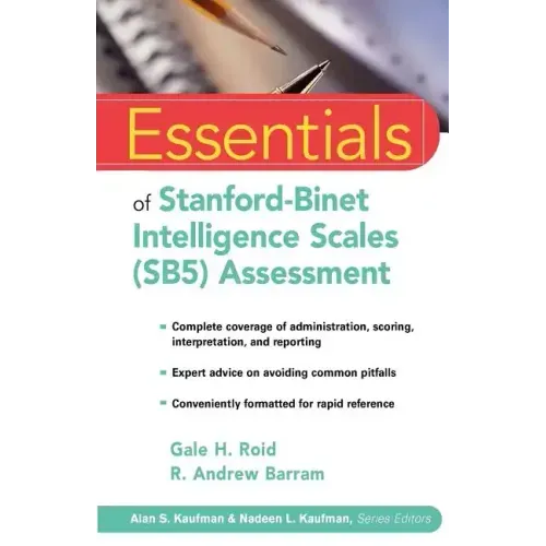 Essentials of Stanford-Binet Intelligence Scales (SB5) Assessment - Paperback