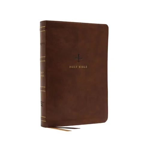 Nrsv, Catholic Bible, Standard Personal Size, Leathersoft, Brown, Comfort Print: Holy Bible - Imitation Leather
