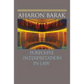 Purposive Interpretation in Law
