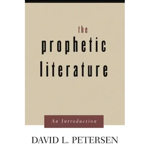 Prophetic Literature: An Introduction - Paperback