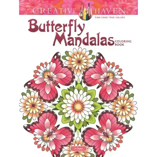 Creative Haven Butterfly Mandalas Coloring Book - Paperback