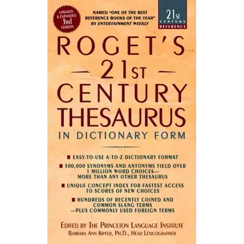 Roget's 21st Century Thesaurus, Third Edition - Paperback