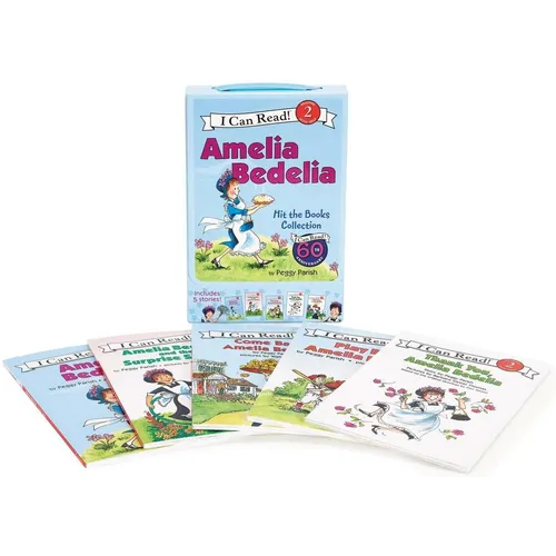 Amelia Bedelia 5-Book I Can Read Box Set #1: Amelia Bedelia Hit the Books - Paperback