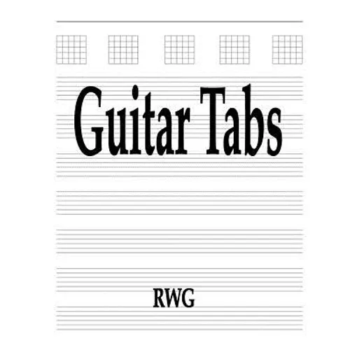 Guitar Tabs: 50 Pages 8.5