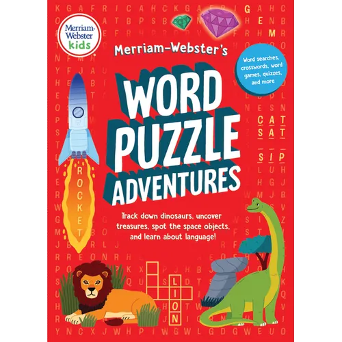 Merriam-Webster's Word Puzzle Adventures - Activity Book for Kids - Makes a Great Gift! Includes: Word Searches, Crosswords, Word Games, Quizzes & Mor - Paperback