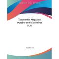 Theosophist Magazine October 1926-December 1926