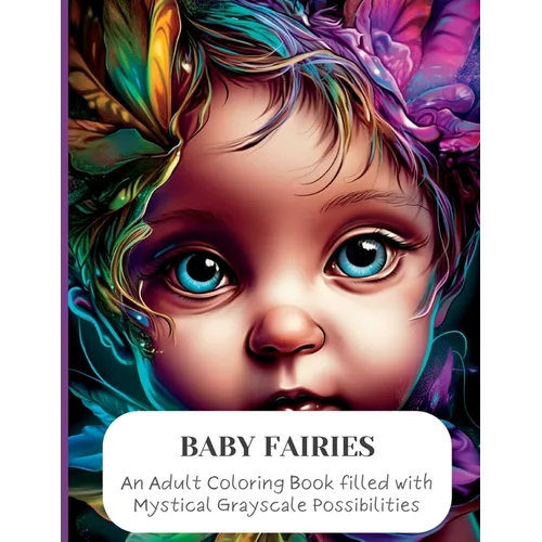 Baby Fairies: An Adult Coloring Book filled with Mystical Grayscale Possibilities - Paperback