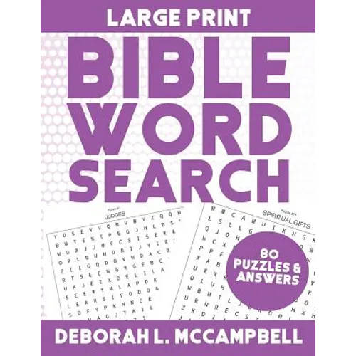 Large Print Bible Word Search: Bible Word Search For Adults and Children - Paperback