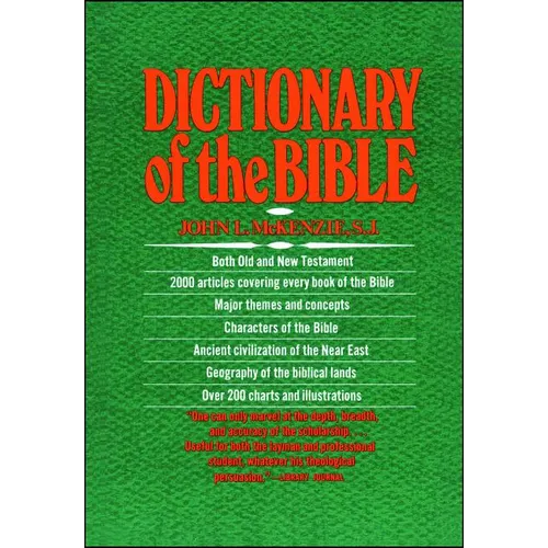 The Dictionary of the Bible - Paperback