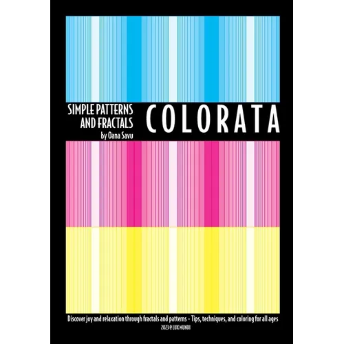 C O L O R A T A - Simple patterns and fractals - Paperback