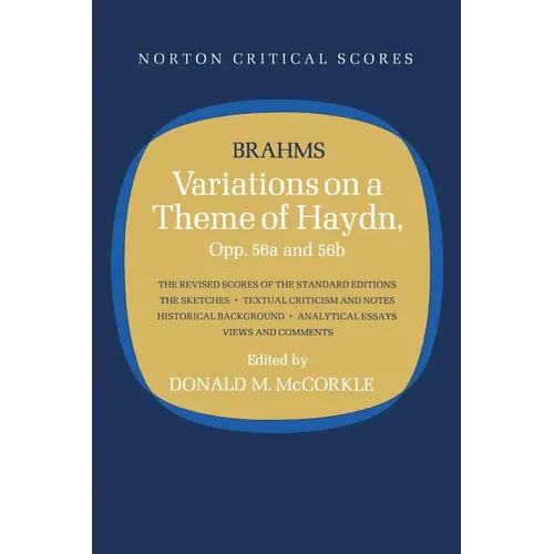 Variations on a Theme of Haydn: Norton Critical Score - Paperback