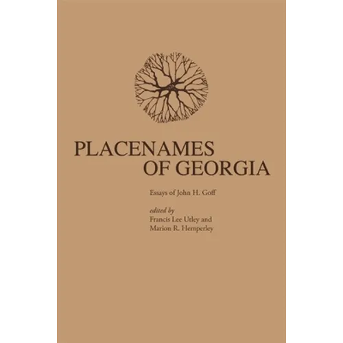 Placenames of Georgia - Paperback