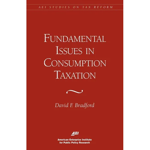 Fundamental Issues in Consumption Taxation - Paperback