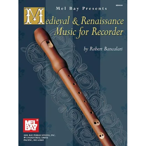 Medieval & Renaissance Music for Recorder - Paperback