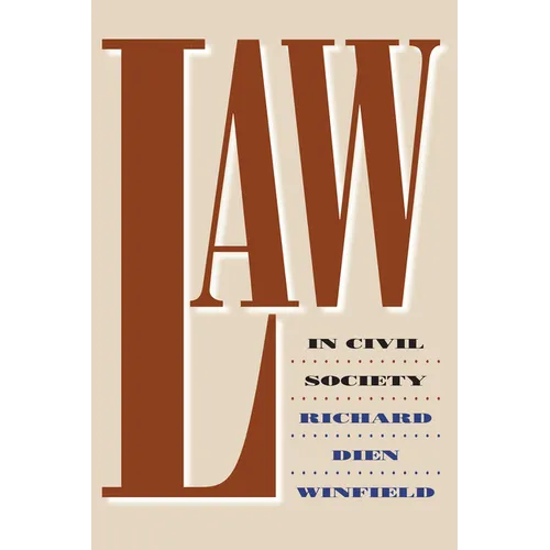 Law in Civil Society - Paperback